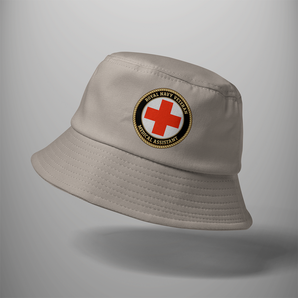 Royal Navy Veteran 'Medical Assistant' Bucket Hat