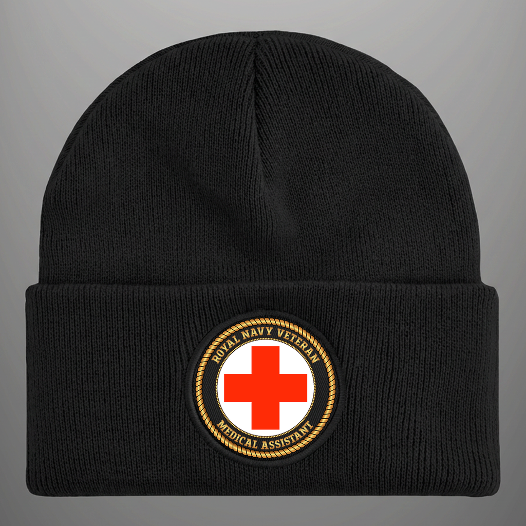 Royal Navy Veteran 'Medical Assistant' - Beanie Hat