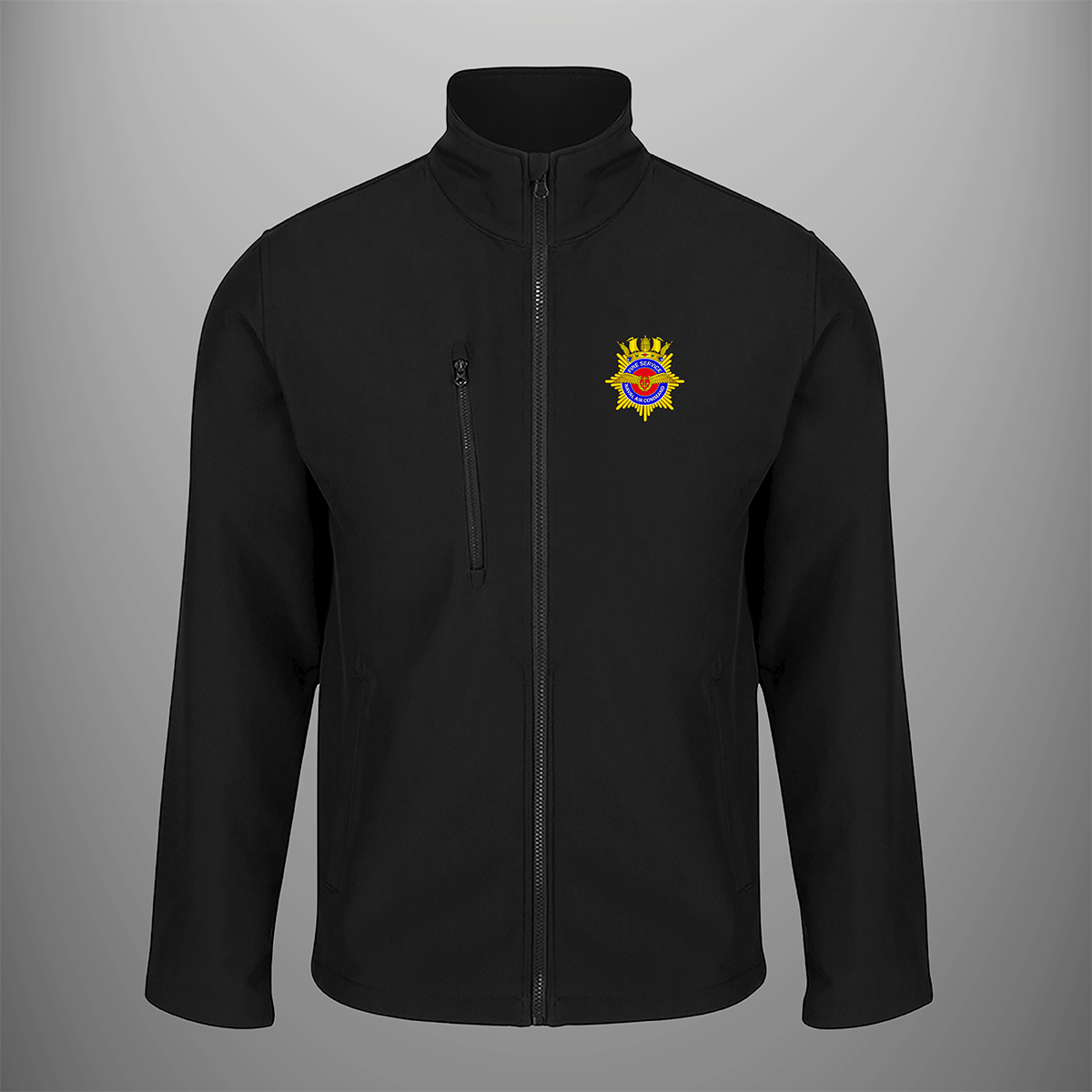 Shell Hadler Aircraft Handler 'Naval Air Command Fire Service' Soft Shell Jacket ...