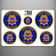 Load image into Gallery viewer, Naval Air Command Fire Service &#39;Fire Station&#39; Self Adhesive Stickers
