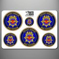 Naval Air Command Fire Service RNAS Yeovilton sticker sheet