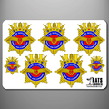 Naval Air Command Fire Service 'Badge' - Self Adhesive Stickers