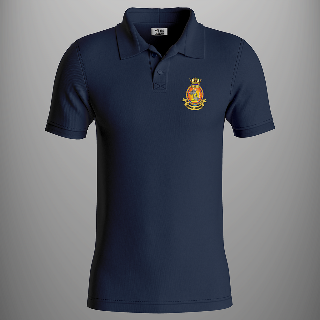 Aircraft Handler 'Once A Rat' Embroidered Polo Shirt