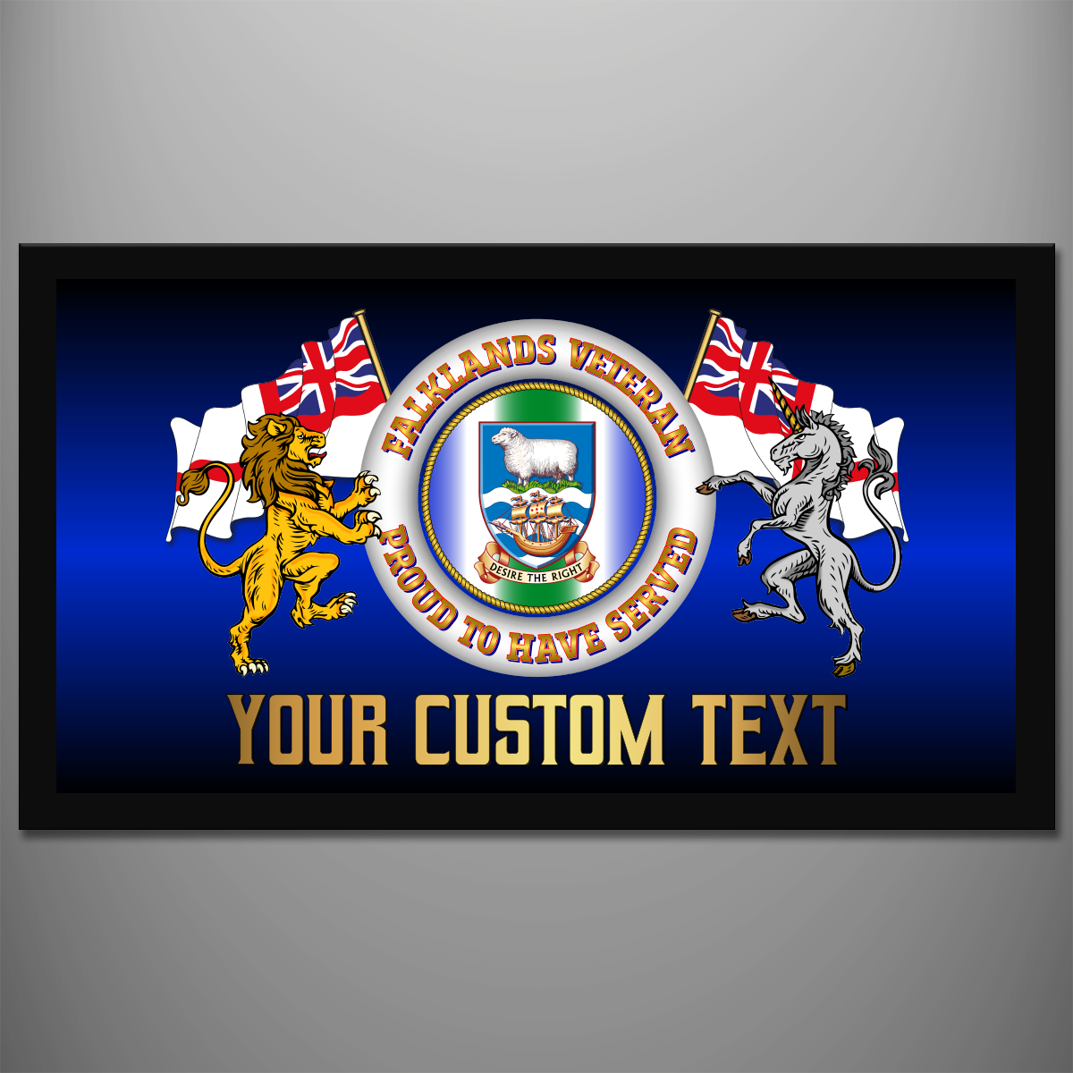 Falklands Veteran Bar Runner