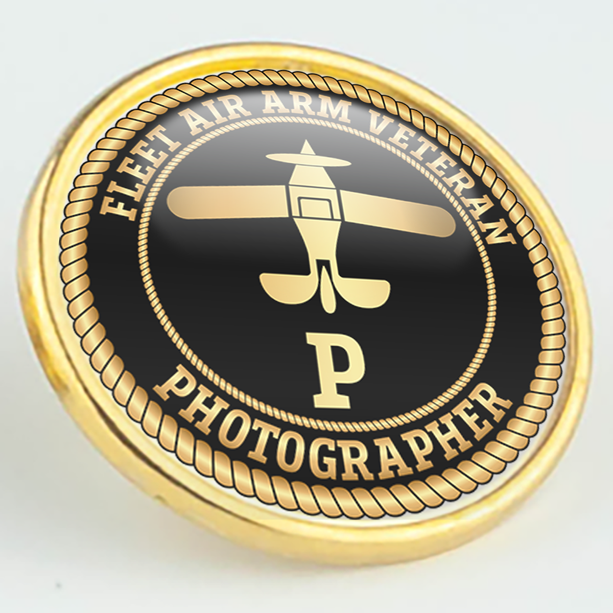 Fleet Air Arm Veteran 'Photographer' Pin/Lapel Badge