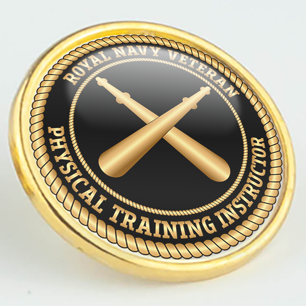 Royal Navy Veteran 'Physical Training Instructor' Pin/Lapel Badge