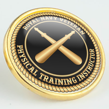 Load image into Gallery viewer, Royal Navy Veteran &#39;Physical Training Instructor&#39; Pin/Lapel Badge
