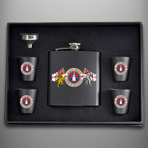 Proud to Have Served 'QARNNS' Hip Flask - Personalised