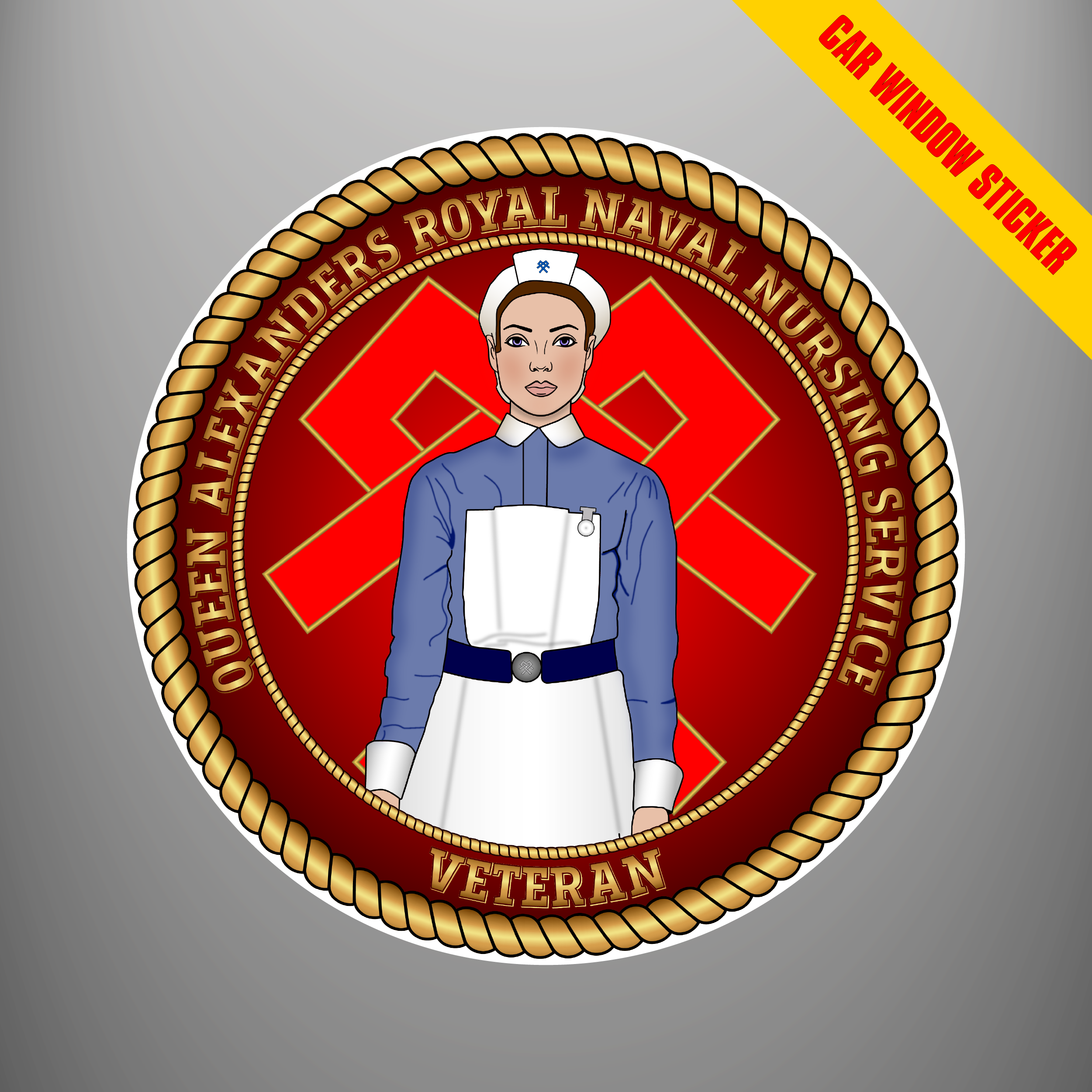QARNNS Uniform car window stickers