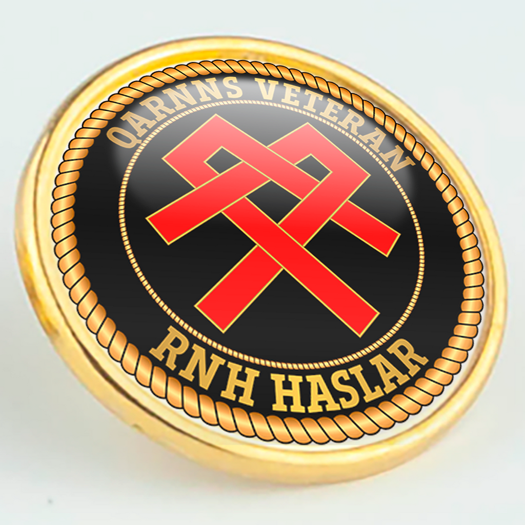 QARNNS Veteran 'RNH Haslar' Pin/Lapel Badge