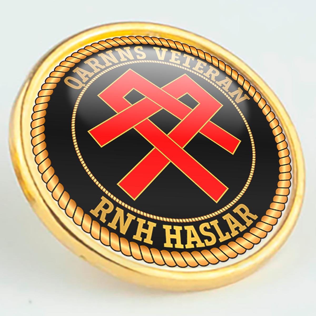 QARNNS Veteran 'RNH Haslar' Pin/Lapel Badge
