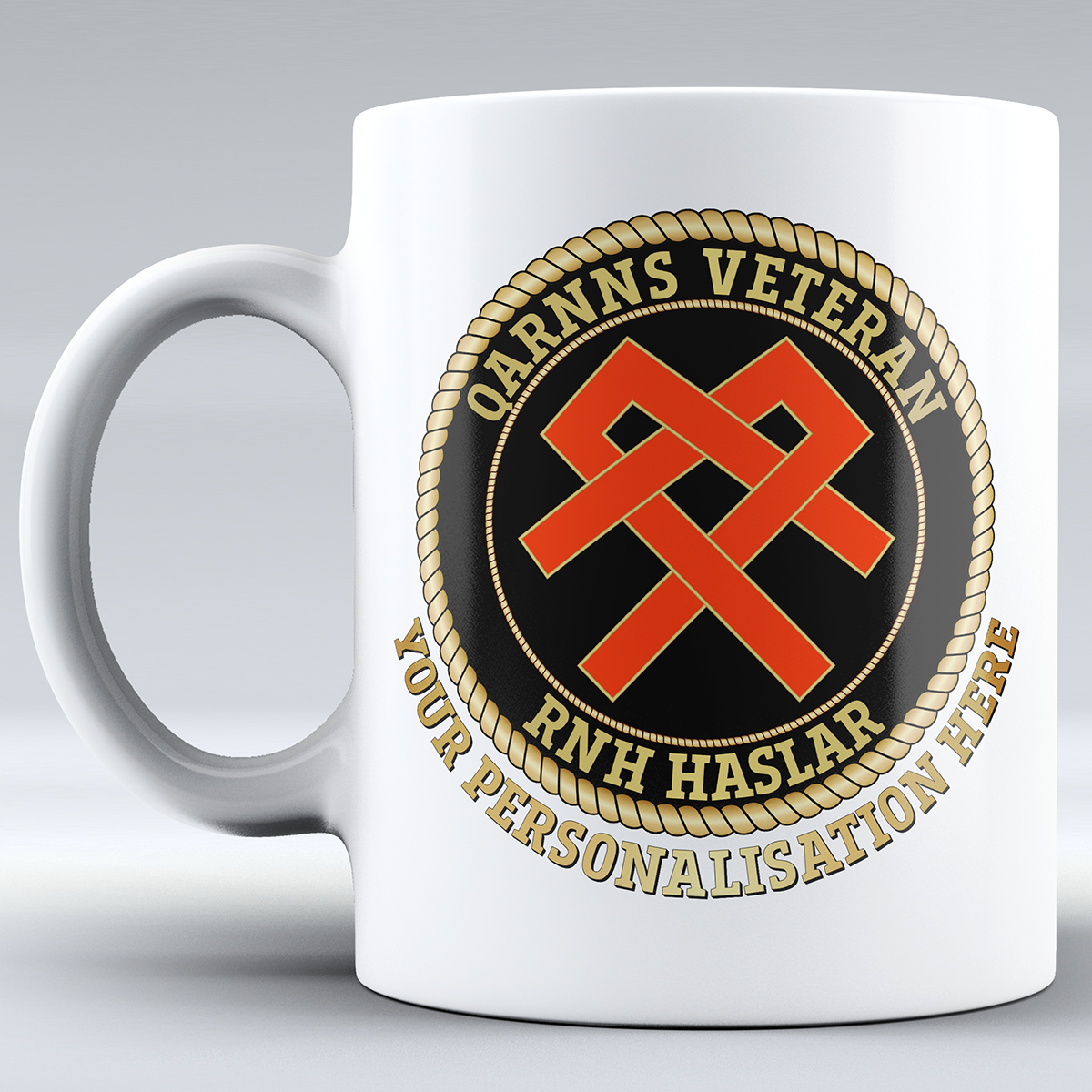 QARNNS 'RNH Haslar' Personalised Mug
