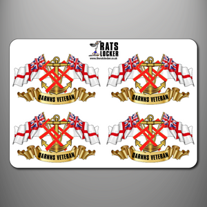 QARNNS Veteran 'Ensigns' Self Adhesive Sticker Sheet