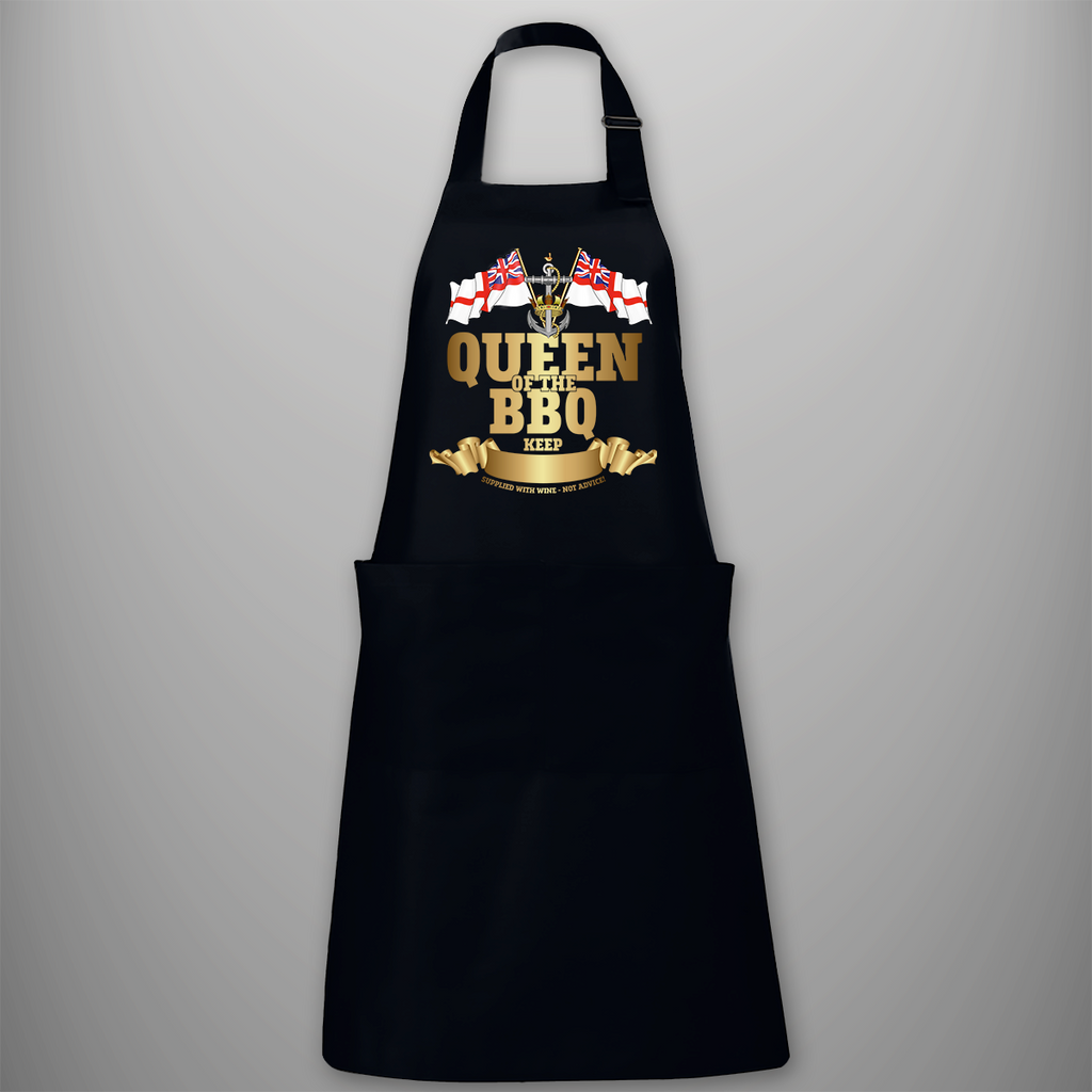Wrens 'Queen of the BBQ' Personalised BBQ Apron