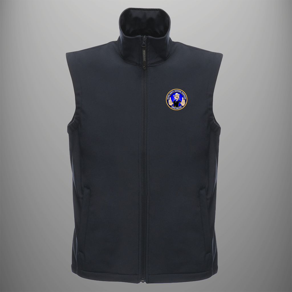 Royal Navy 'Alcohol Disposal Specialist' Soft Shell Bodywarmer