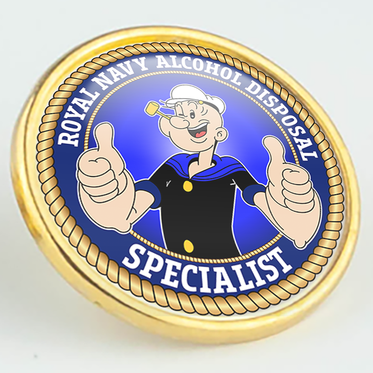 Royal Navy 'Alcohol Disposal Specialist' Pin/Lapel Badge