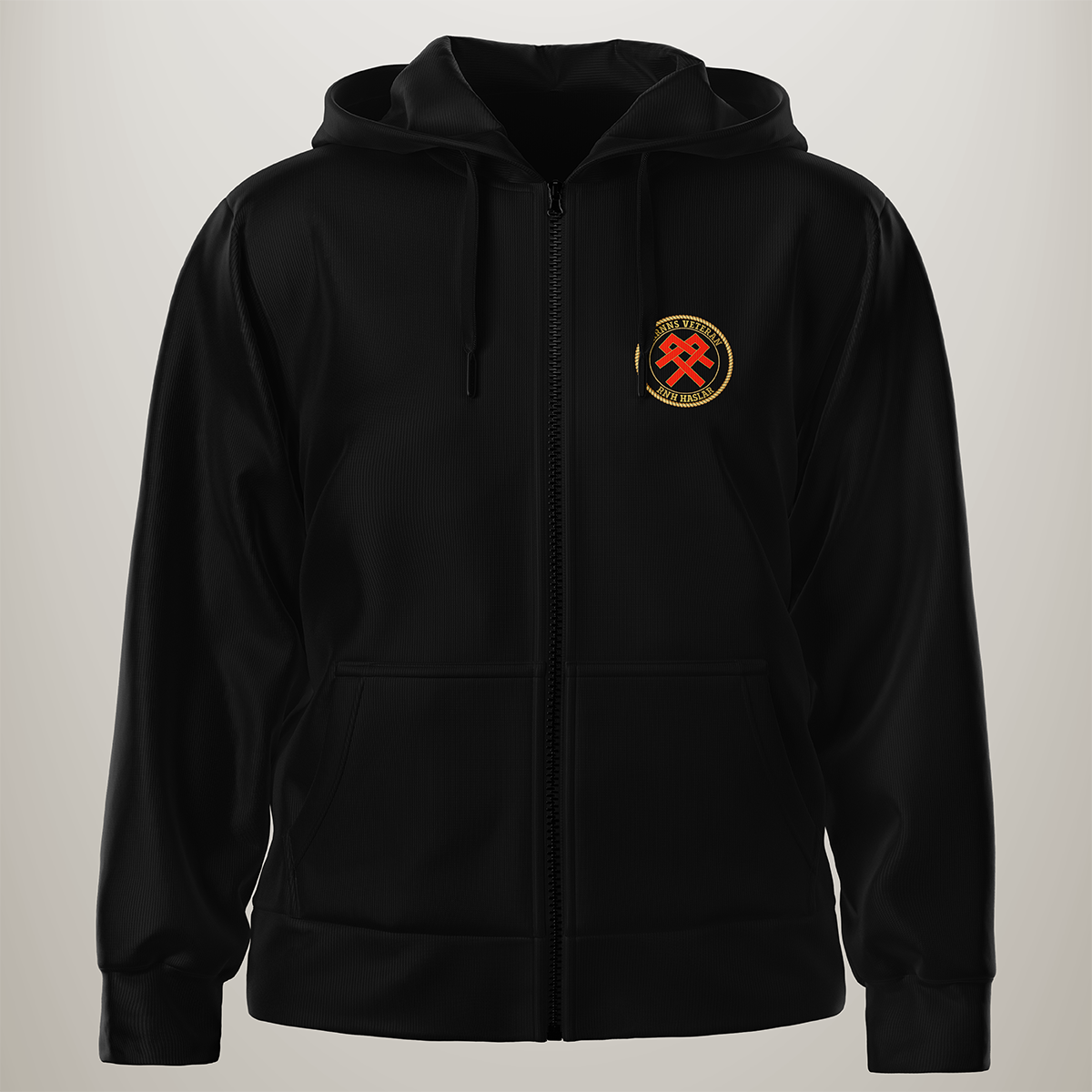 QARNNS 'RNH Haslar' Zipped Hoodie