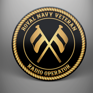 Royal Navy Veteran 'Radio Operator T' Coaster Set