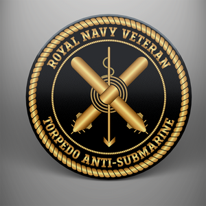 Royal Navy Veteran 'Torpedo Anti-Submarine' Coaster Set