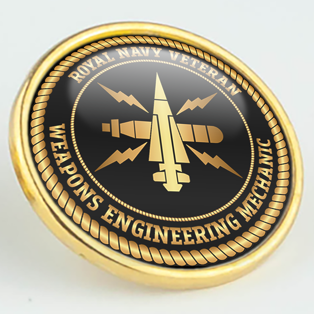 Royal Navy Veteran 'Weapons Engineering Mechanic' Pin/Lapel Badge – The ...