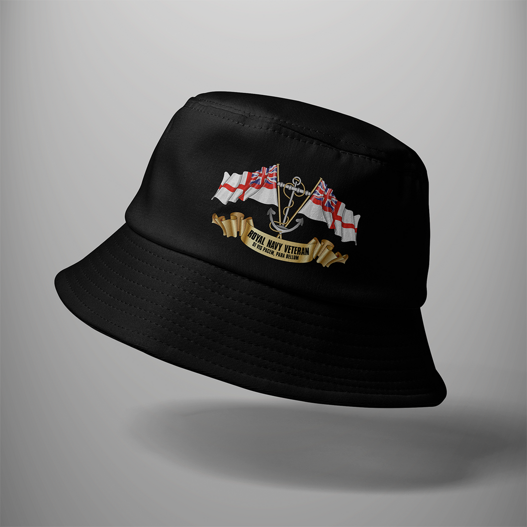 Royal Navy Veteran 'Ensigns' - Bucket Hat