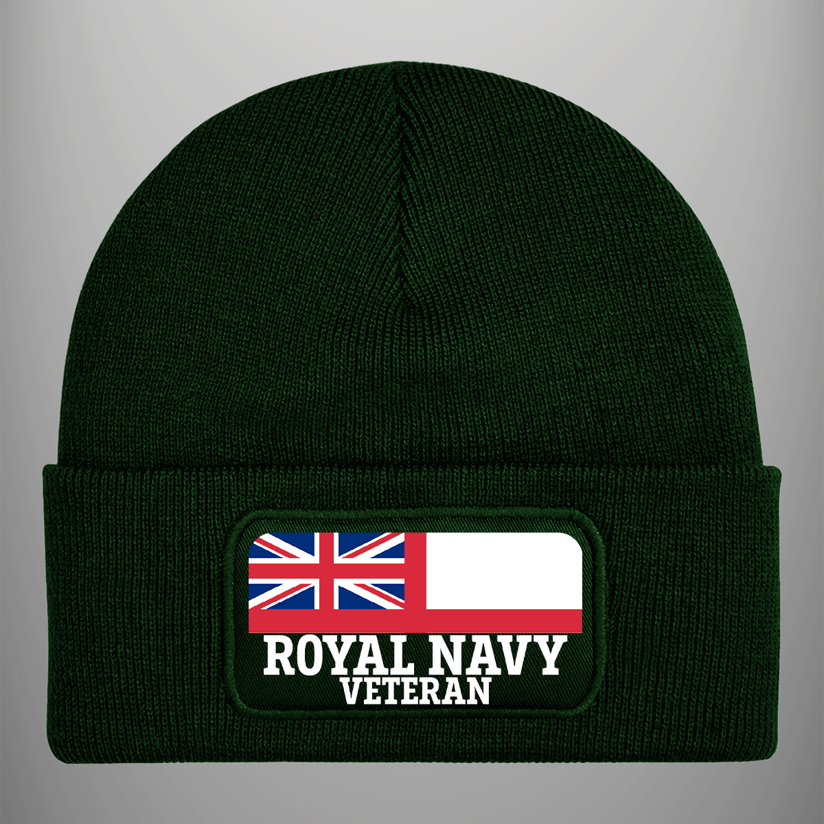Royal Navy Veteran 'Ensign' Patch Beanie