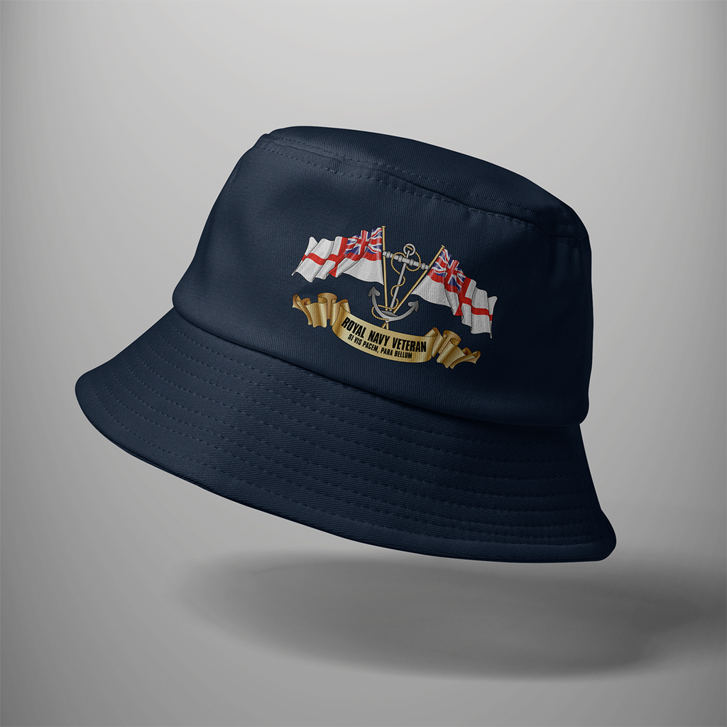 Royal Navy Veteran 'Ensigns' - Bucket Hat