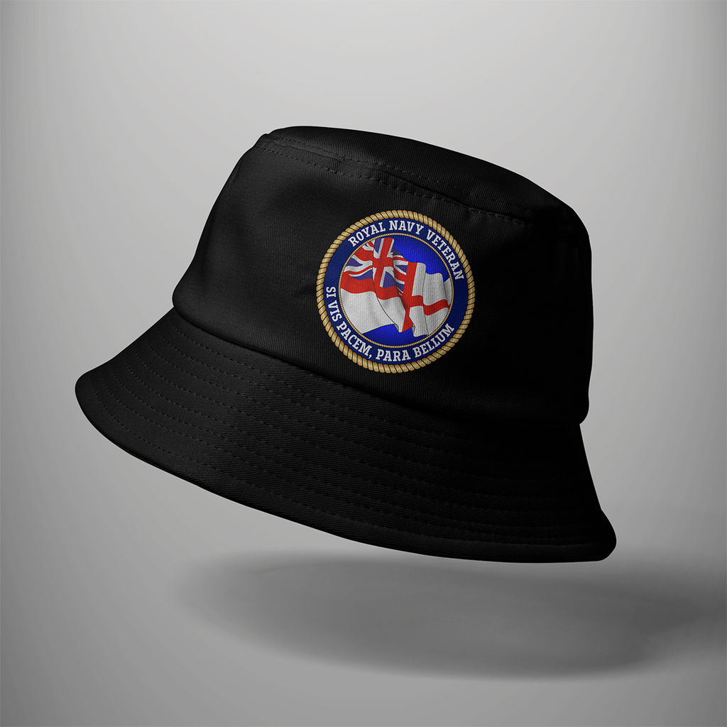 Royal Navy Veteran 'Motto' - Bucket Hat
