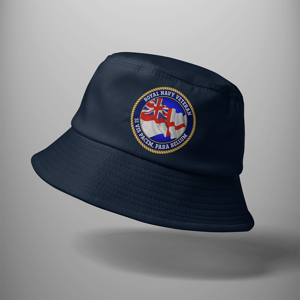 Royal Navy Veteran 'Motto' - Bucket Hat