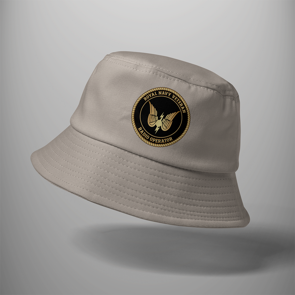 Royal Navy Veteran 'Radio Operator "G"'Bucket Hat