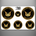 Royal Navy Veteran 'Radio Operator (G)' Self Adhesive Sticker Sheet
