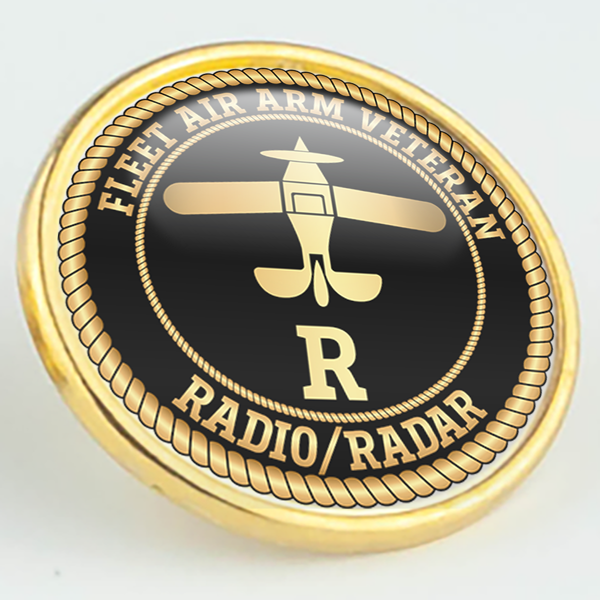Fleet Air Arm Veteran 'Radio/Radar' Pin/Lapel Badge