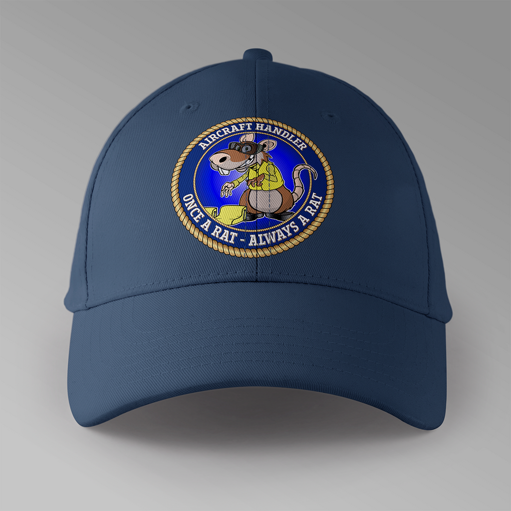 Aircraft Handler 'Once a Rat' - Personalised Baseball Cap