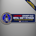 Royal Navy Real Heroes Wore Steaming Bats laminated bumper stickers