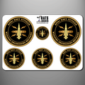 Royal Navy Weapons Engineering Mechanic self-adhesive sticker sheet