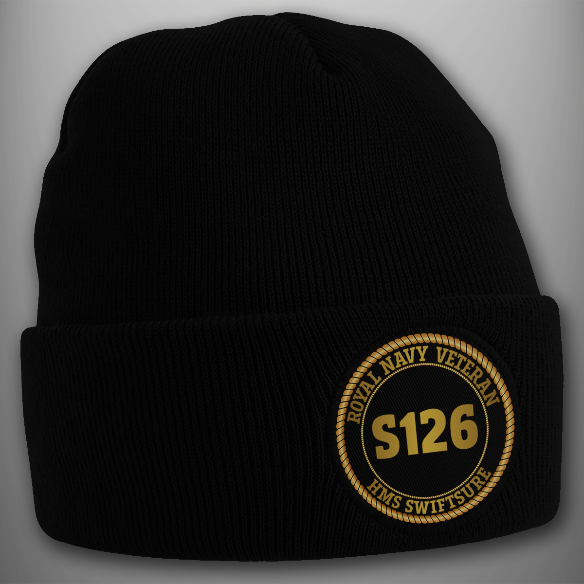 HMS Swiftsure S126 - Pennant Number Beanie Hat