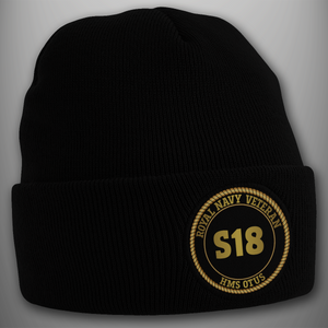 HMS Otus S18 - Pennant Number Beanie Hat