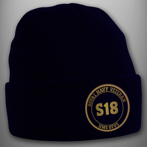 HMS Otus S18 - Pennant Number Beanie Hat