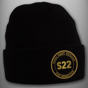 HMS Resolution S22 - Pennant Number Beanie Hat