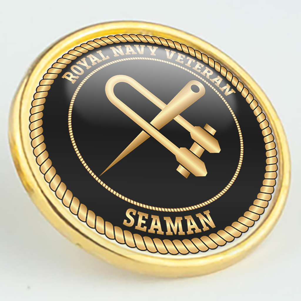 Royal Navy Veteran 'Seaman' Pin/Lapel Badge