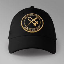 Load image into Gallery viewer, Royal Navy Veteran &#39;Seaman Specialist&#39; - Personalised Baseball Cap
