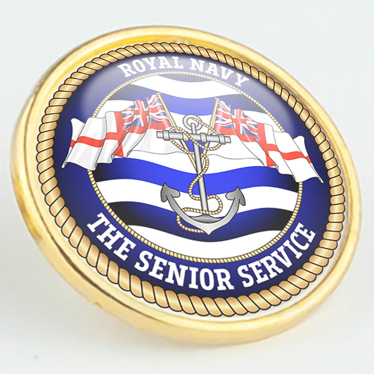 Royal Navy 'The Senior Service' Pin/Lapel Badge