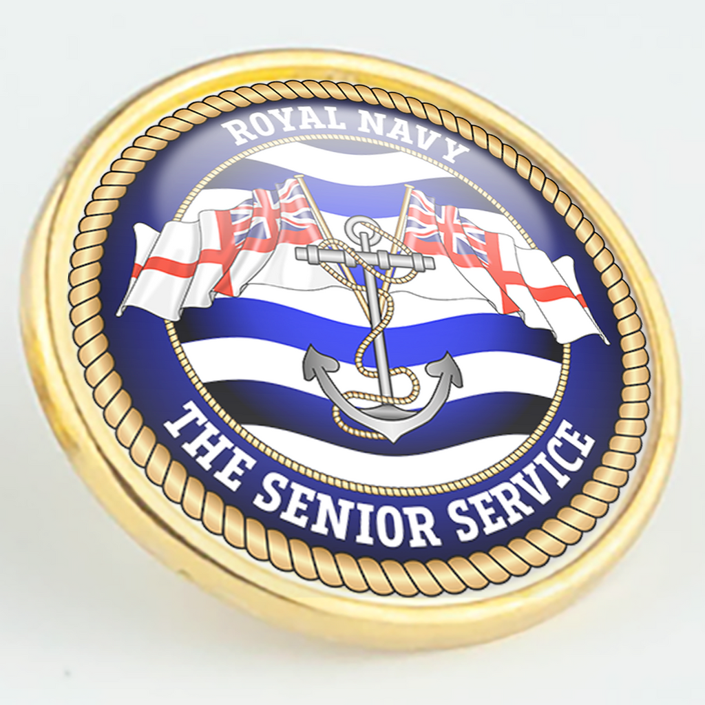 Royal Navy 'The Senior Service' Pin/Lapel Badge