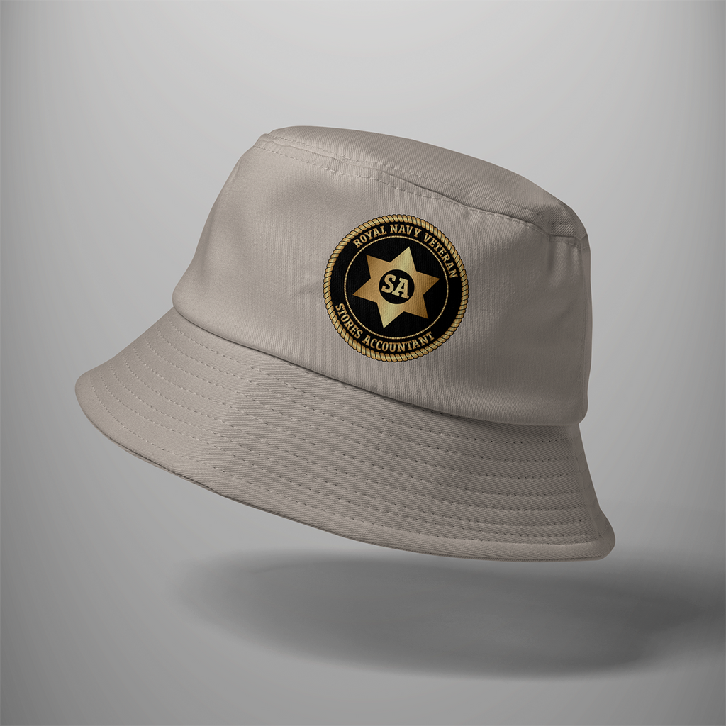 Royal Navy Veteran 'Stores Accountant' Bucket Hat