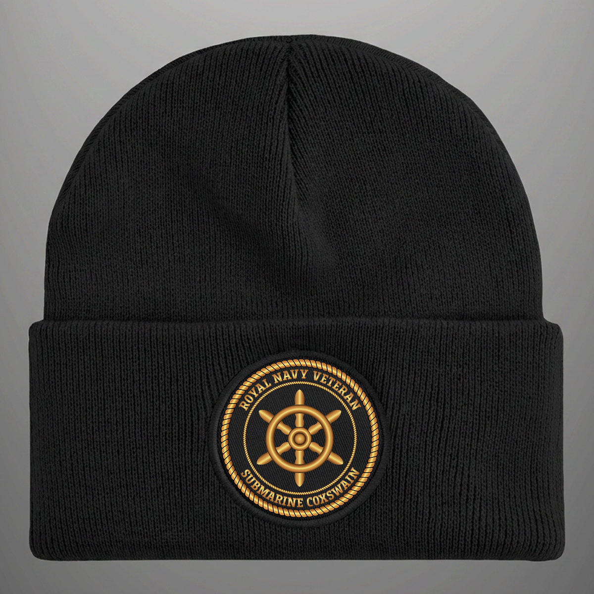 Royal Navy Veteran 'Submarine Coxswain' - Beanie Hat