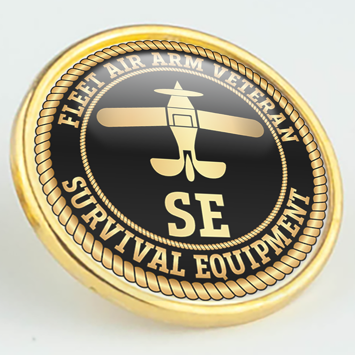 Fleet Air Arm Veteran 'Survival Equipment' Pin/Lapel Badge