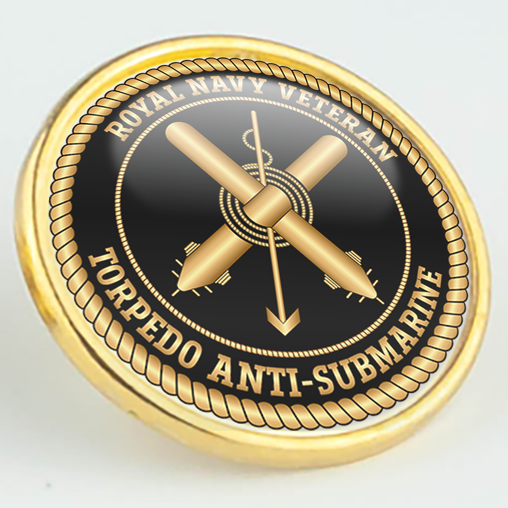 Royal Navy Veteran 'Torpedo Anti-Submarine' Pin/Lapel Badge