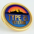 Type 21 Veteran Pin/Lapel Badge