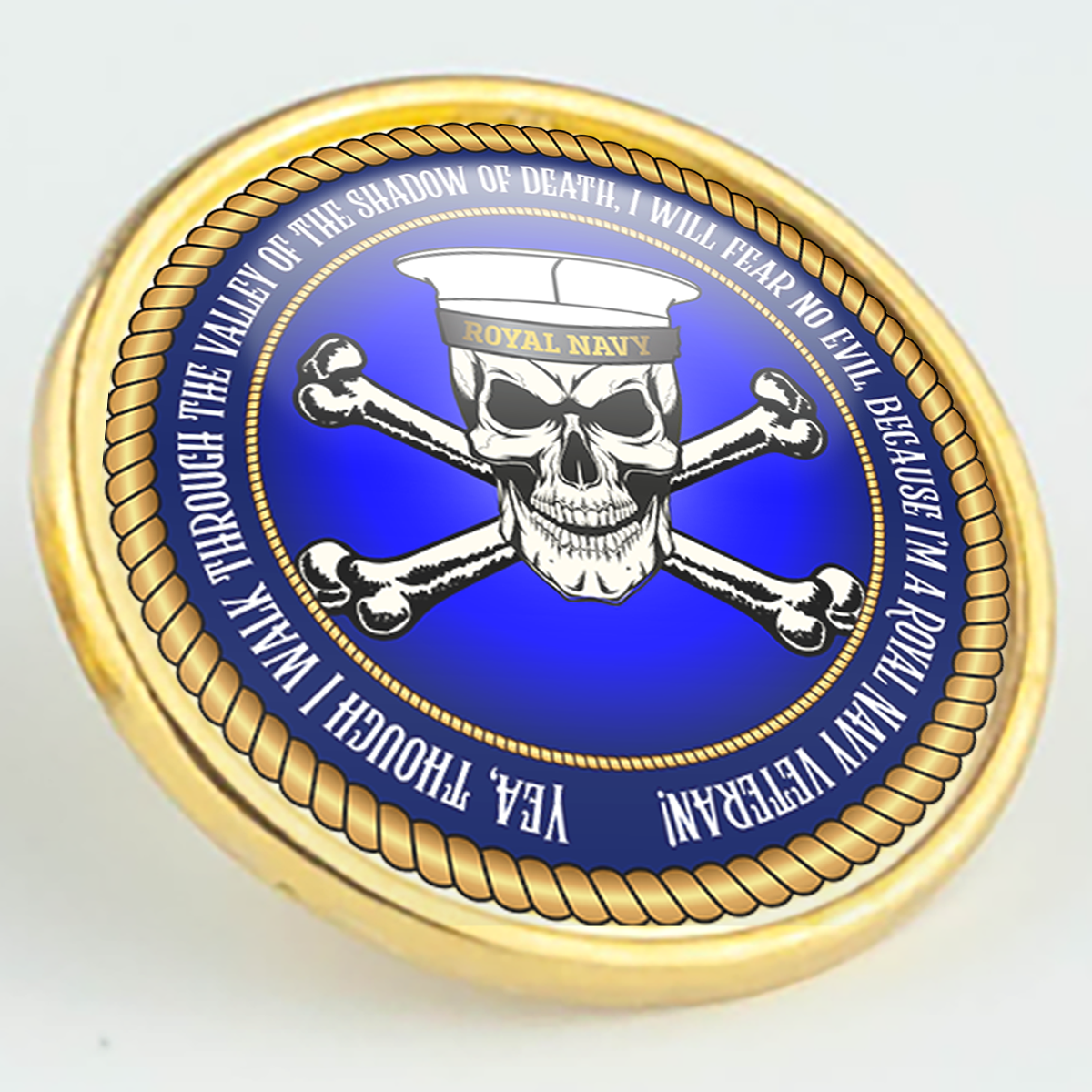 Royal Navy Veteran 'Valley of Death' Pin/Lapel Badge