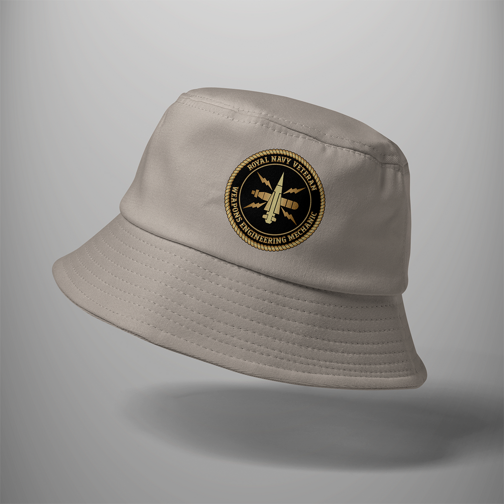 Royal Navy Veteran 'Weapons Engineering Mechanic' Bucket Hat